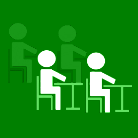 stay put in the classroom / classroom: stay put